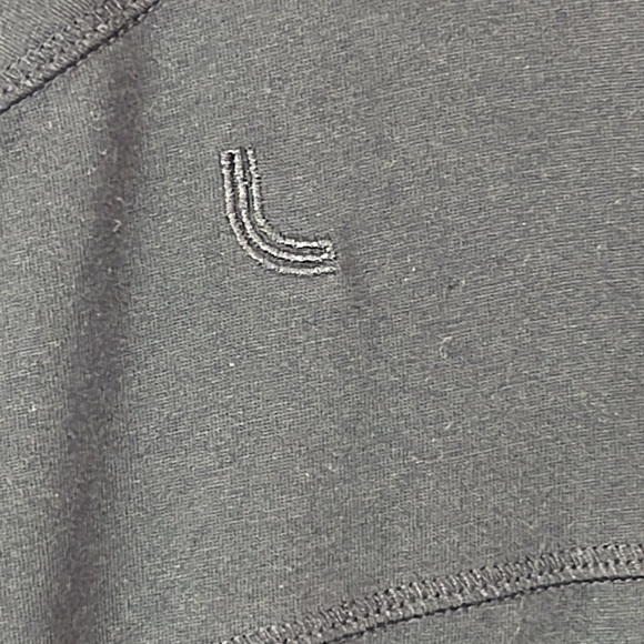 Lole T-Shirt Dress Women Size L Black Ruched Bustline Sleeveless Athletic - Picture 12 of 14